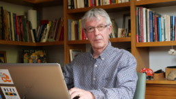 Jean-Claude Mourlevat, le 15 avril, chez lui, près de Saint-Etienne.